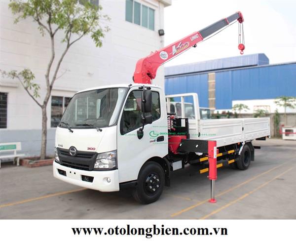 XE TẢI CẨU HINO FL 3 CHÂN  GẮN CẨU UNIC V550 5 TẤN  ĐẠI LÝ XE TẢI 3S CỦA  HINO MOTORS VIỆT NAM