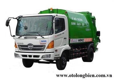 Xe ép rác Hino 8-9 khối tải trọng 4-5 tấn mới 2023