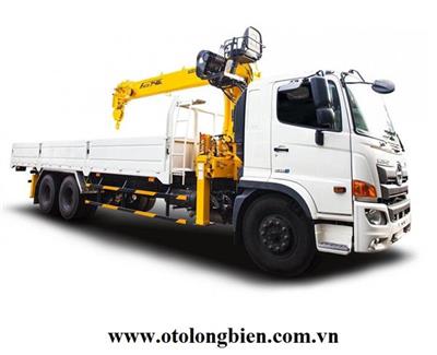 Xe Hino 3 chân gắn cẩu 7 tấn 2024 giá xe tải gắn cẩu 7 tấn Hino