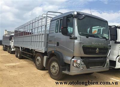 Xe tải thùng 4 chân Howo T5G tải trọng 17,9 tấn 2023