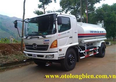 Xe phun nước rửa đường Hino FG 8 khối mới 2024