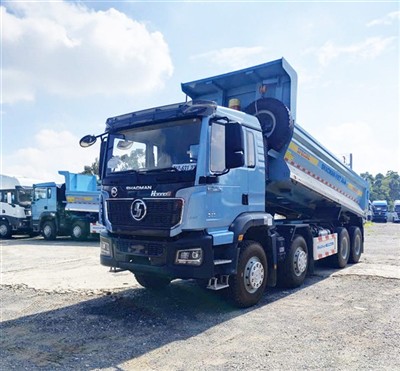 Xe ben 4 chân Shacman 340hp thùng U 2026