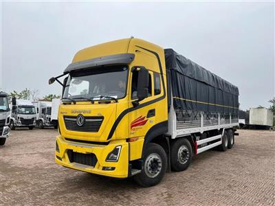 Xe tải thùng 4 chân Dongfeng KL340 tải 17,5 tấn nóc cao Model 2026